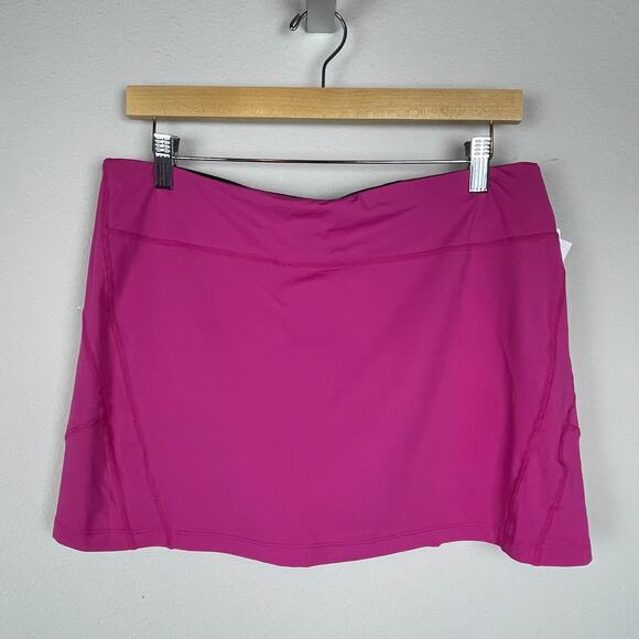 NWT BloqUV Athletic‎ Skort Size M/L – Pink, UPF 50, Flounce Hem, Pockets - Picture 1 of 6
